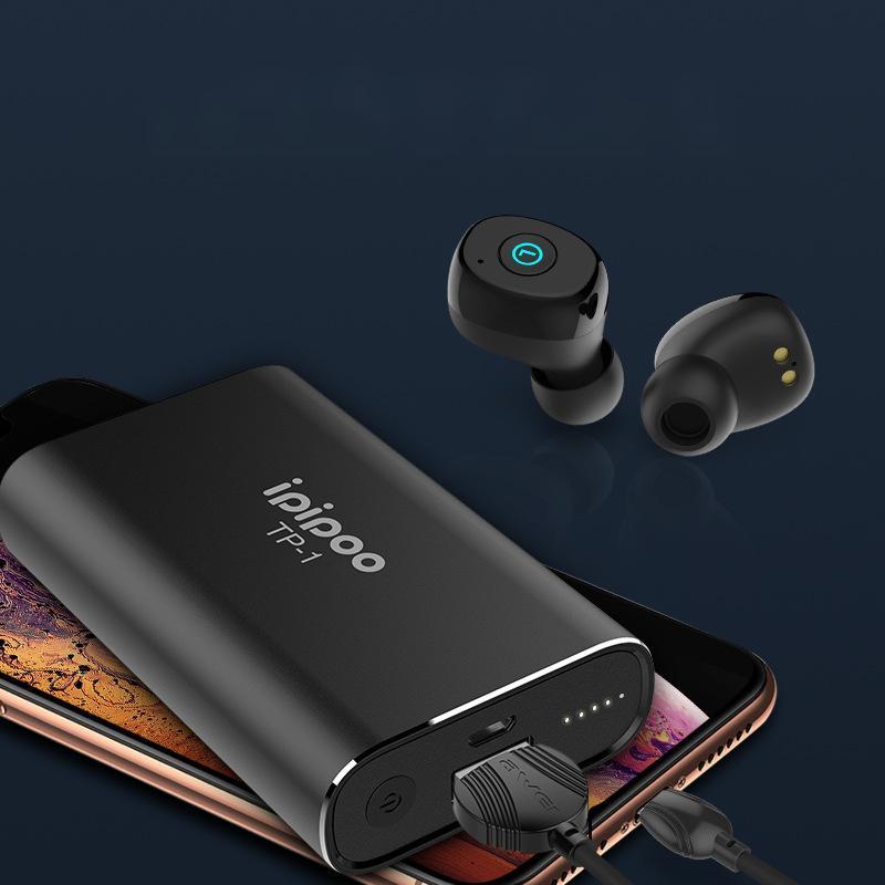Phong cách mới nhất Airoda CVC giảm tiếng ồn chủ động tws Tai nghe Bluetooth sạc khẩn cấp kho báu thể thao tai nghe không dây vô hình Tai nghe HiFi