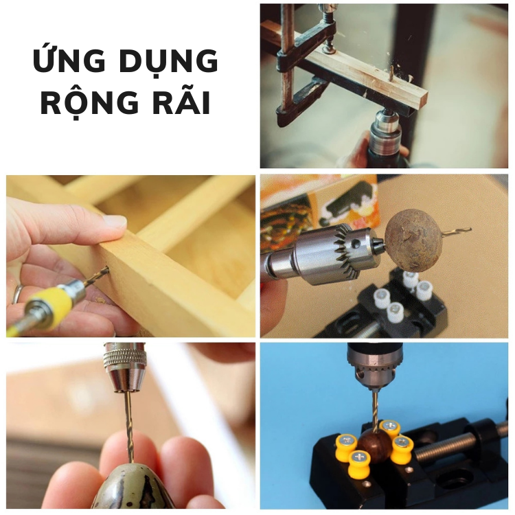 Bộ mũi khoan sắt 13 chi tiết đuôi lục giá phủ titan tiện dụng
