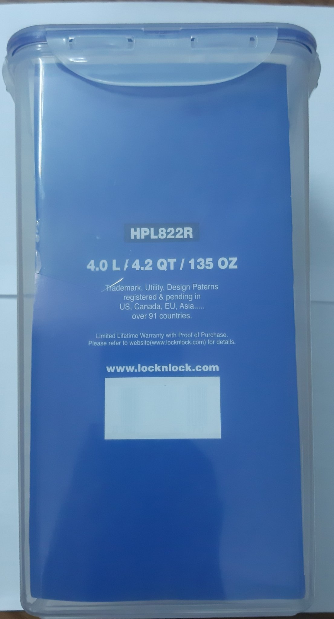 Hộp bảo quản Lock&amp;Lock Classic HPL822R 4Lit