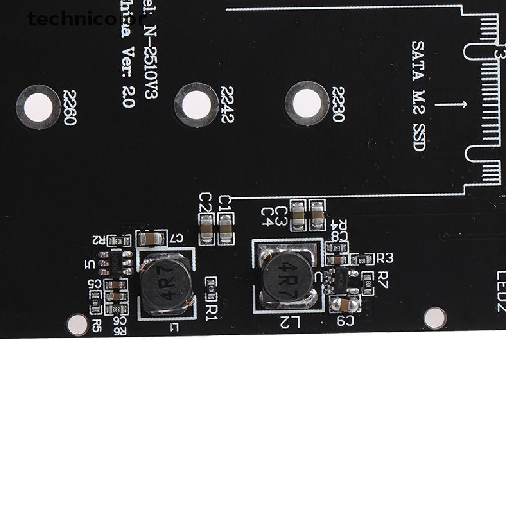 Technicolor SATA M.2 SSD to 2.5“ SATA NVMe M.2 NGFF SSD to SFF-8639 Adapter Converter TYG