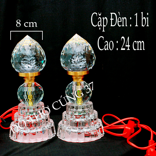 ĐÈN THỜ LED PHA LÊ TRÁI ĐÀO NHỌN