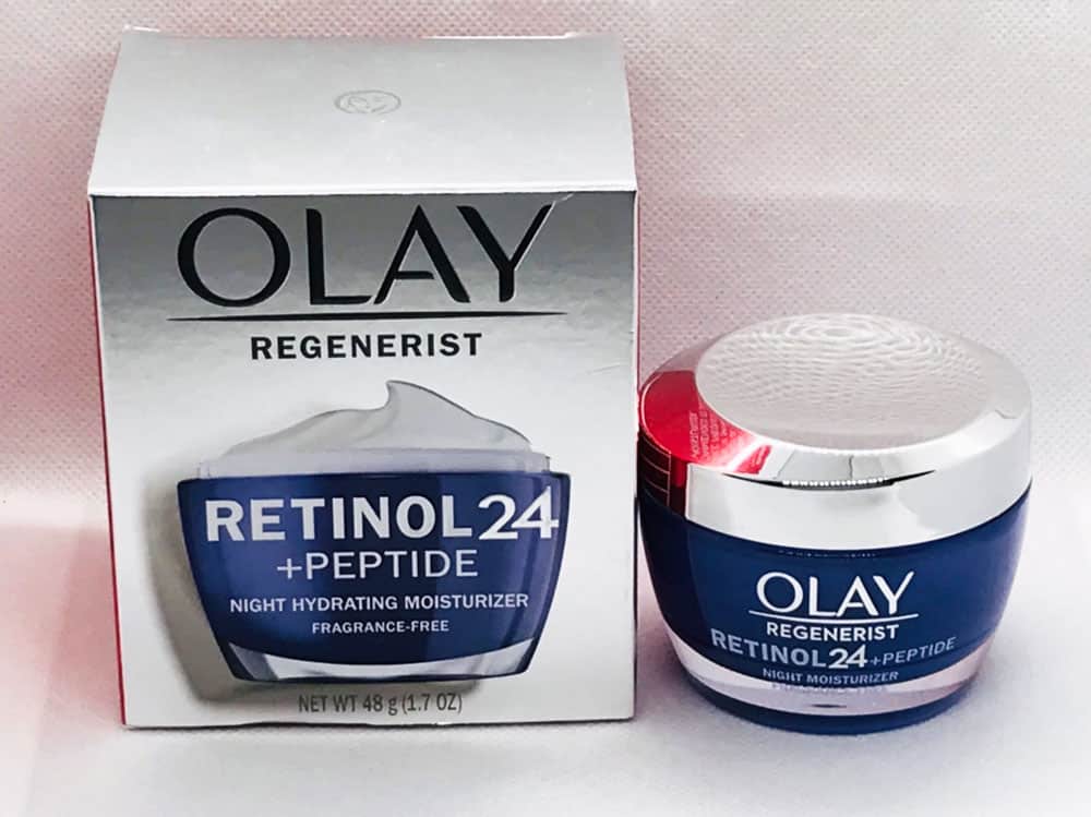 Kem dưỡng Olay Regenerist Retinol 24 +Peptide Night Hydrating Moisturizer 48g (Không mùi)-tím