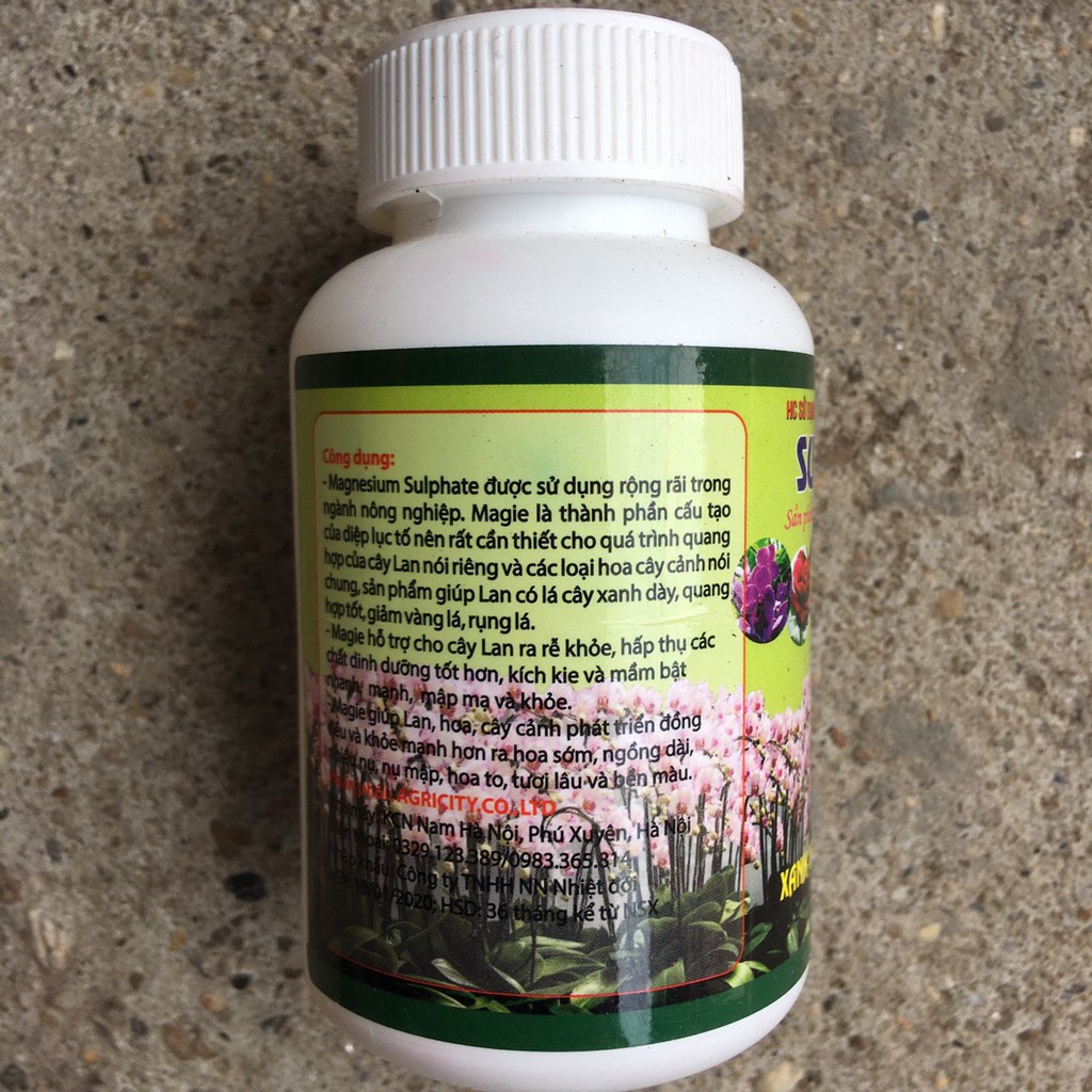 Phân bón Super Magie lá xanh, bật lộc, phát triển ngọn nhanh hũ 100gr