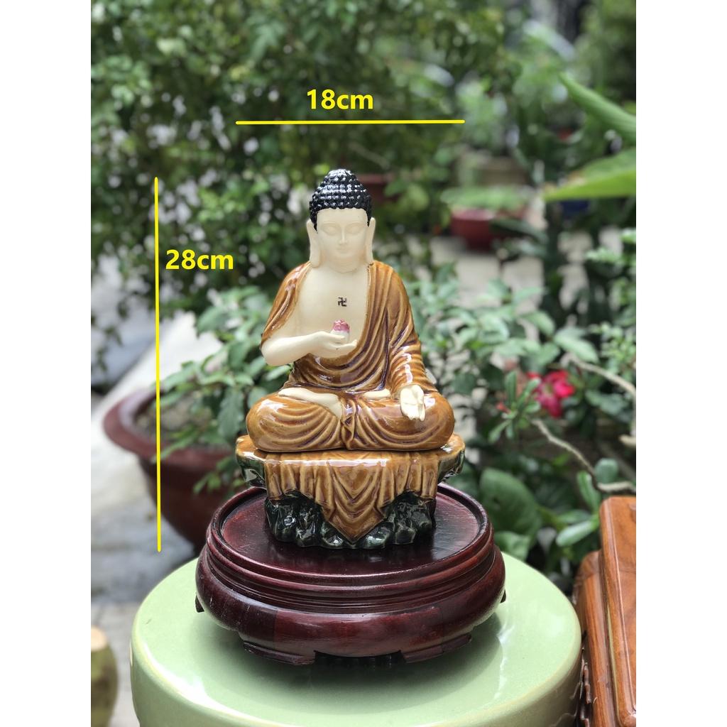 Tượng Phật Gốm Sứ Thủ Công Nam Bộ Trang Trí Decor