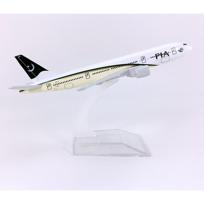 Mô hình máy bay tĩnh B777-200 Pia Airlines16cm