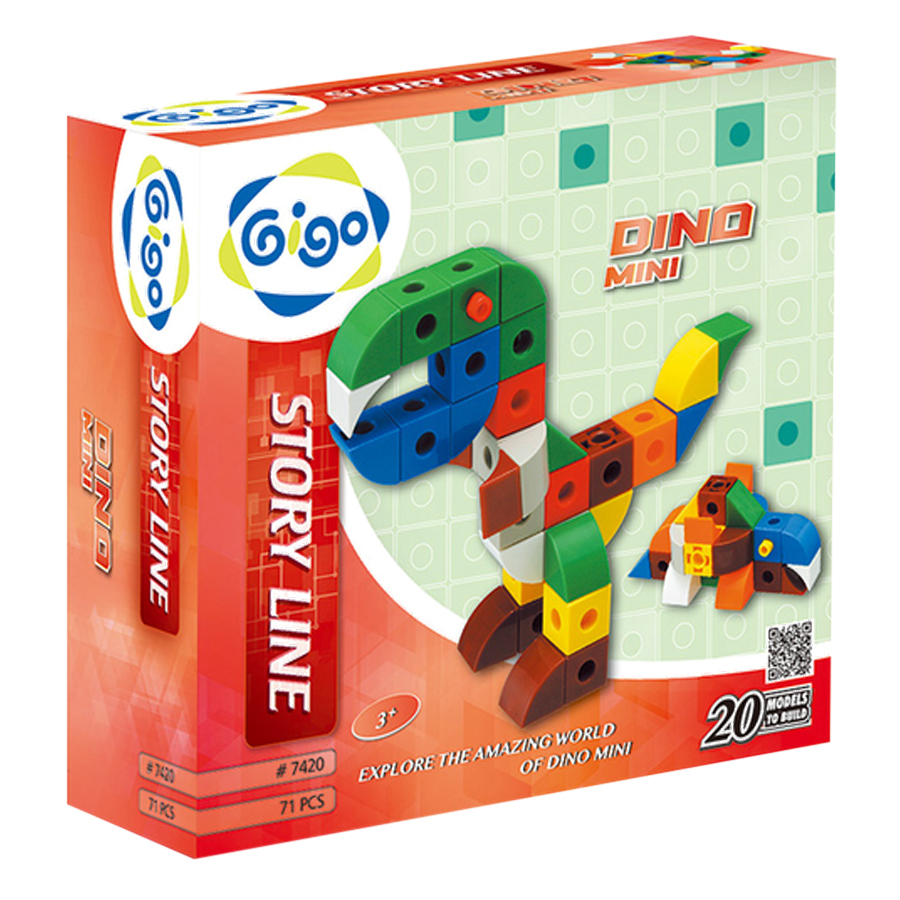 Đồ Chơi Sáng Tạo Khủng Long Tí Hon - Dino Mini Gigo Toys