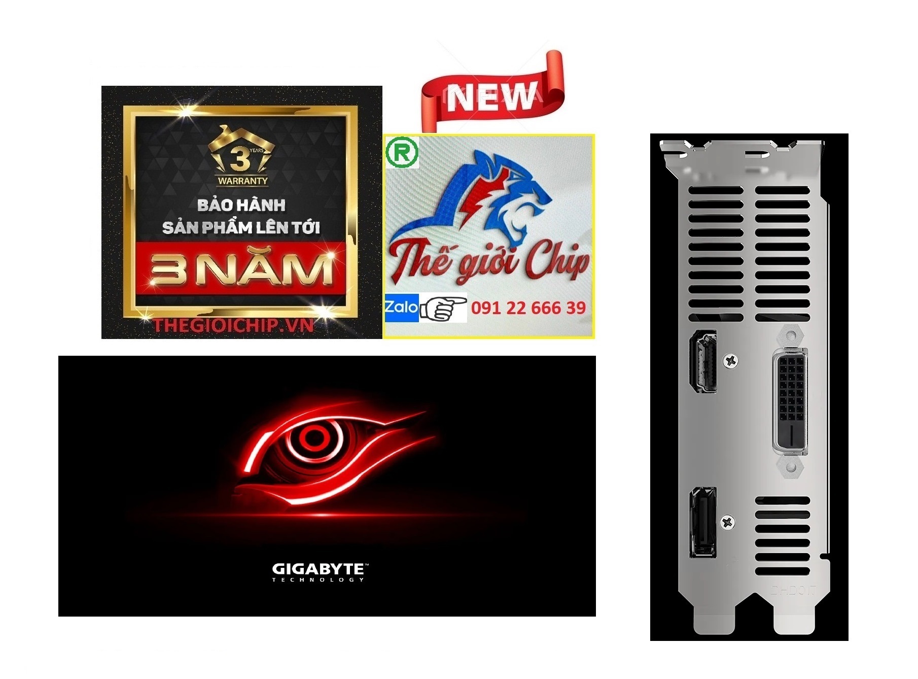 VGA (Cạc màn hình) GIGABYTE GeForce GTX 1650 OC Low Profile 4G (HÀNG CHÍNH HÃNG)