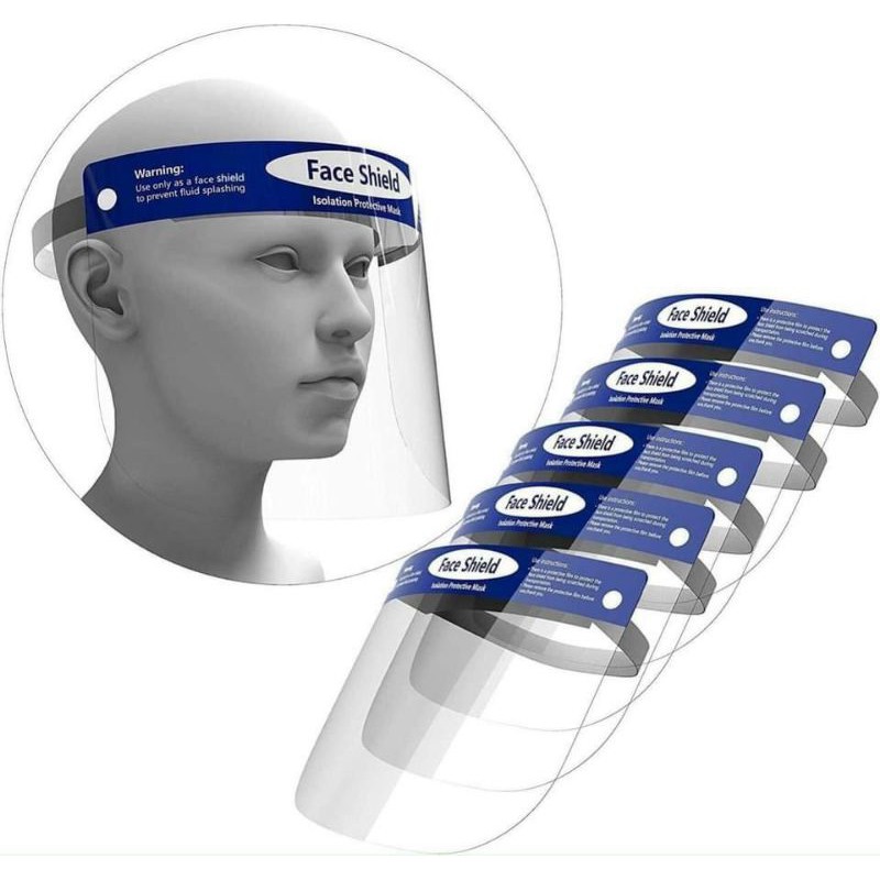 Tấm kính che mặt chống giọt bắn phòng dịch hiệu quả Face Shield