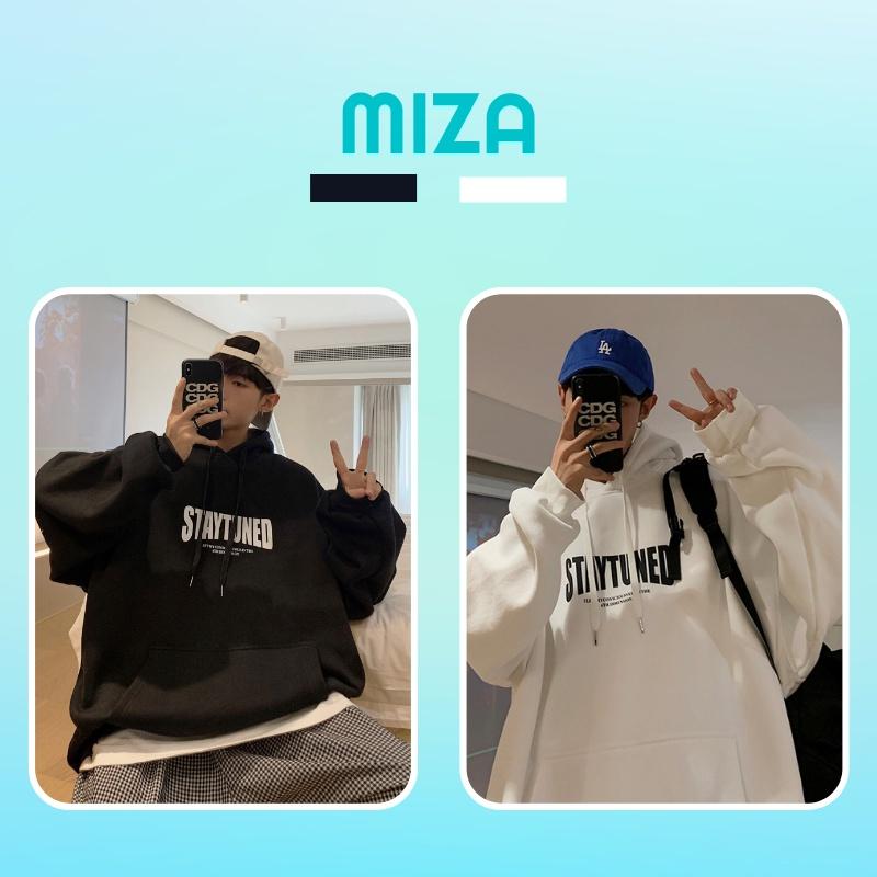 Áo hoodie nam nữ unisex cặp đôi local brand nỉ ngoại form rộng có mũ ulzzang hàn quốc cute zip chống nắng STAYTUNED