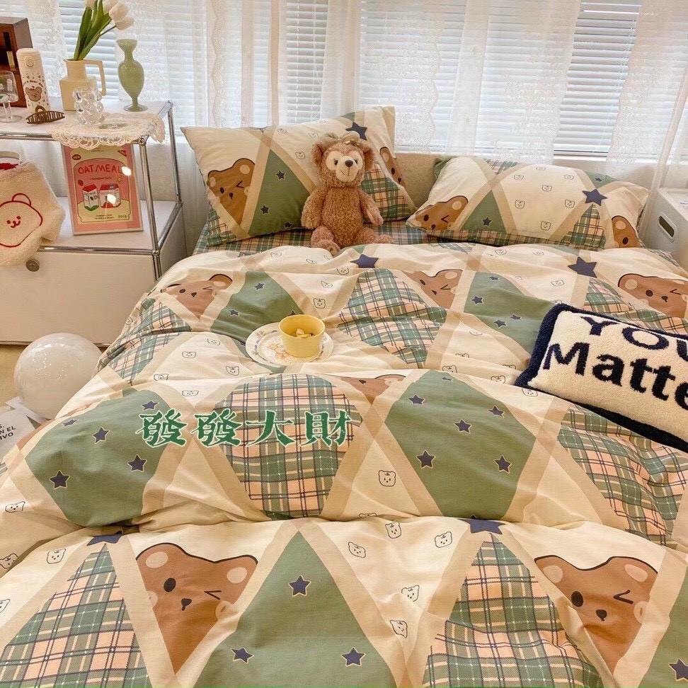 Bộ chăn ga gối Cotton Organic M2T bedding chăn ga Hàn QUốc mẫu mới 2021 100%Cotton mềm mịn mát