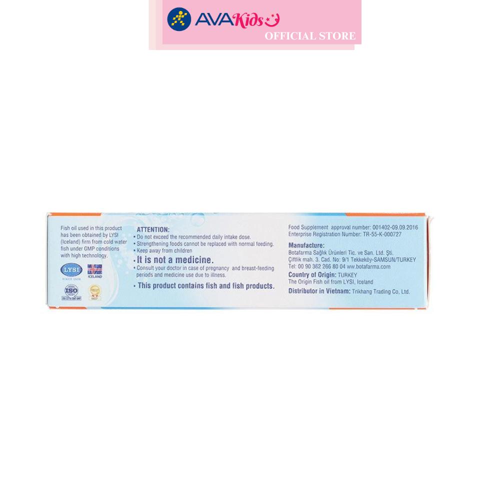Siro dầu cá Omega Vit Plus+ tốt cho não bộ và mắt 100 ml (từ 6 tháng)