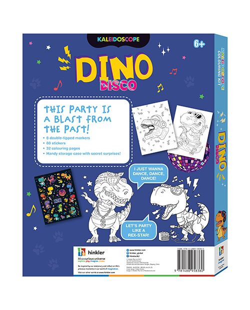 Hình ảnh Kaleidoscope Dino Disco Colouring Kit