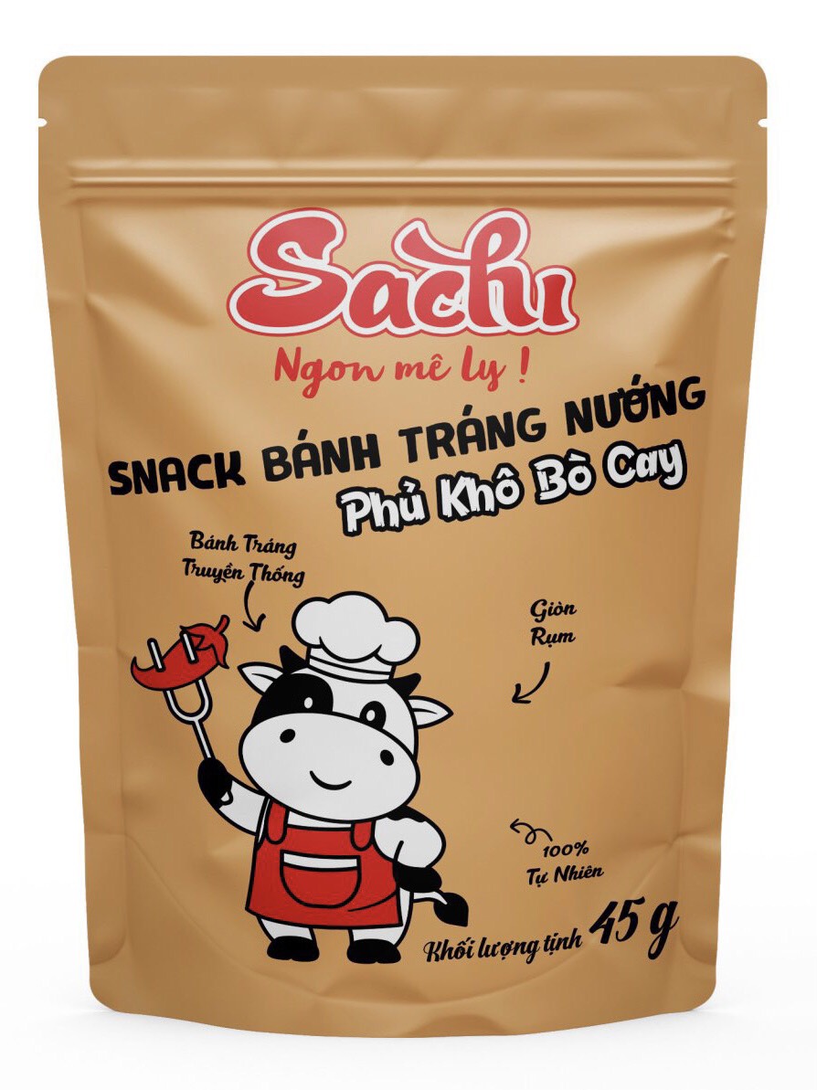 Snack bánh tráng nướng tẩm vị bò 25 bì