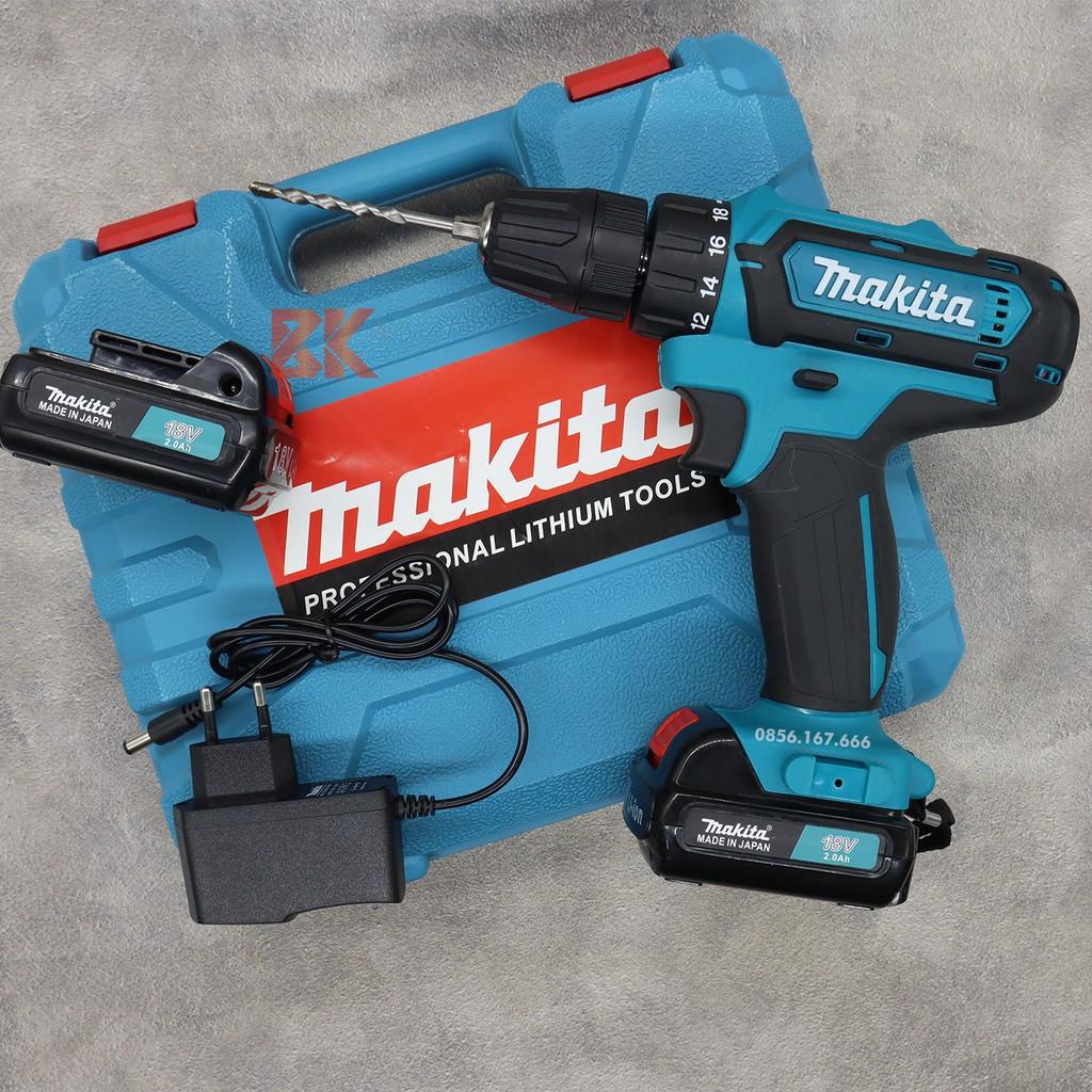 () Máy khoan dùng Pin MAKITA 18V - - Pin 2Ah - Máy bắn vít, vặn vít - 100% Lõi Đồng