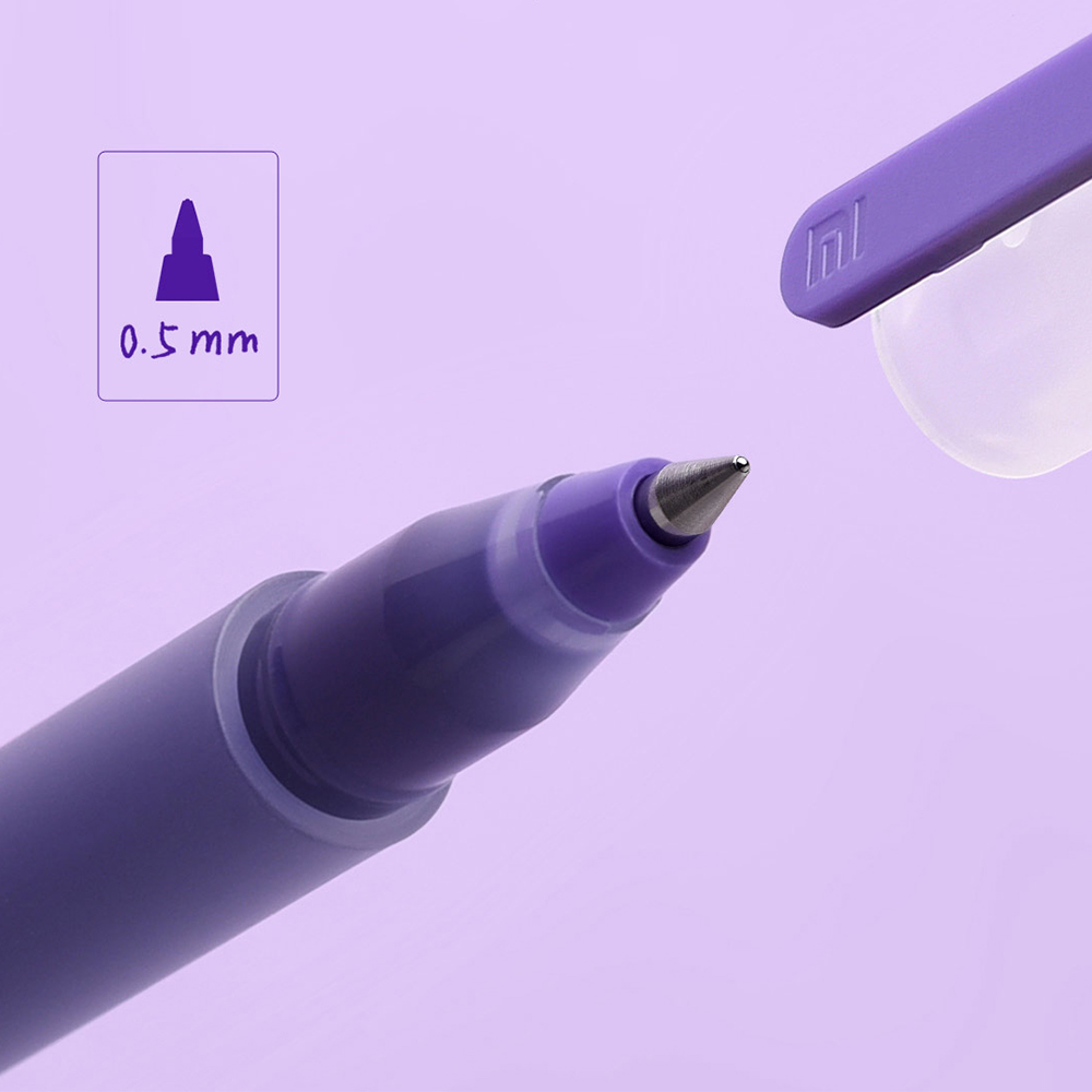 Lốc 5 cái bút đầy màu sắc trung tính Xiaomi Gel Pen With 0.5 Refill Neutral