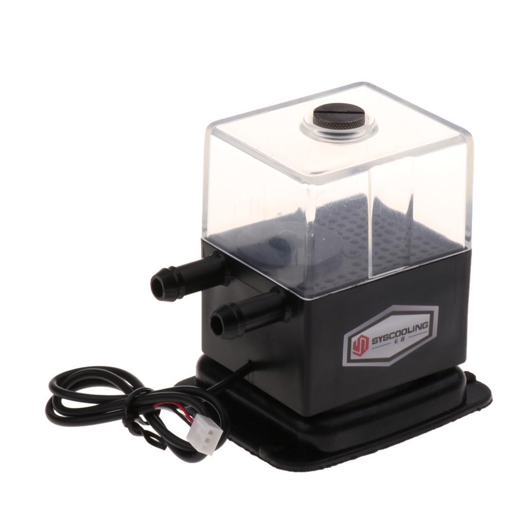 SC-300T DC -quiet Water Cooling Pump Tank Reservoir 300L/h for PC CPU