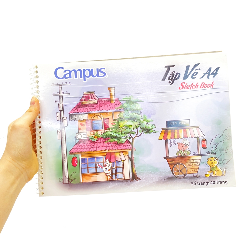 Tập Vẽ Campus 40 trang A4 SKB-A4-40-2