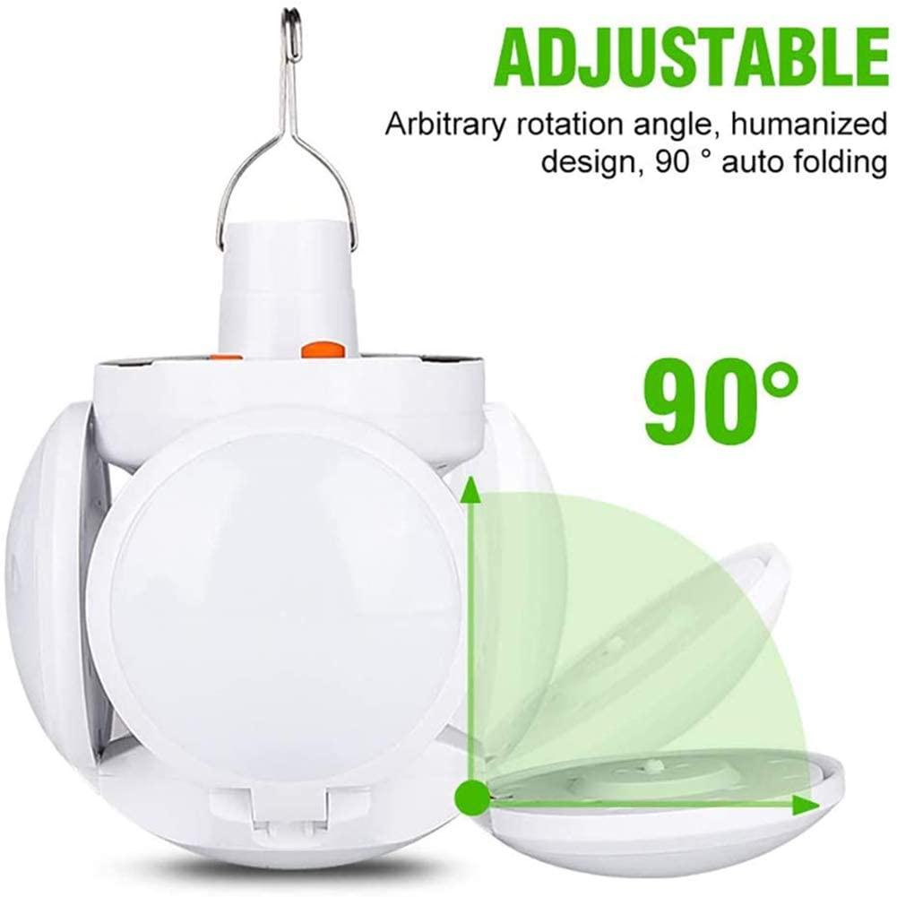 Đèn Led Cắm Trại Năng Lượng Mặt Trời Có Móc Treo Tiện Dụng