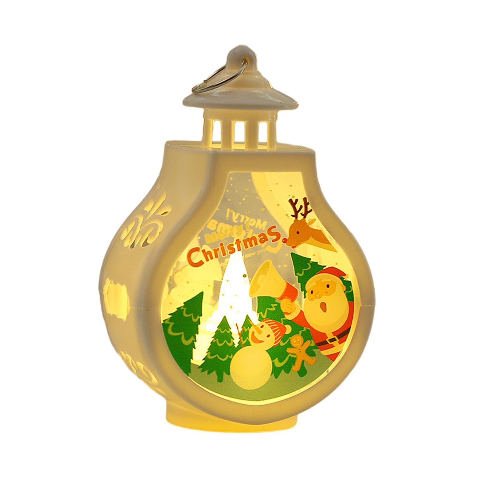 Christmas Candle Lantern Decorative Candle Lantern LED Candle Light for Patio