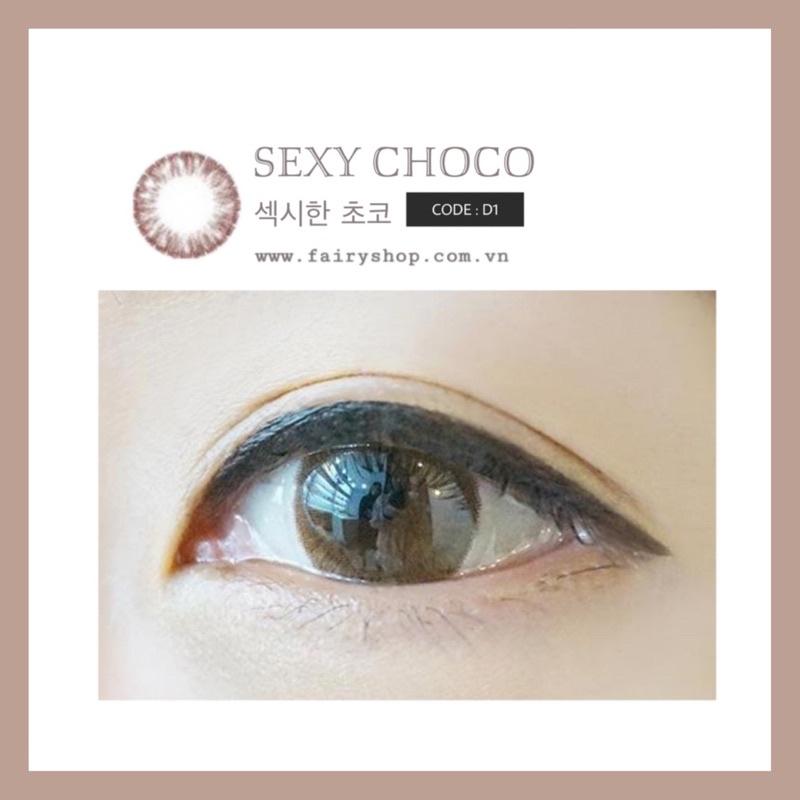 D1 choco Kính Áp Tròng FAIRY SHOP CONTACT LENS