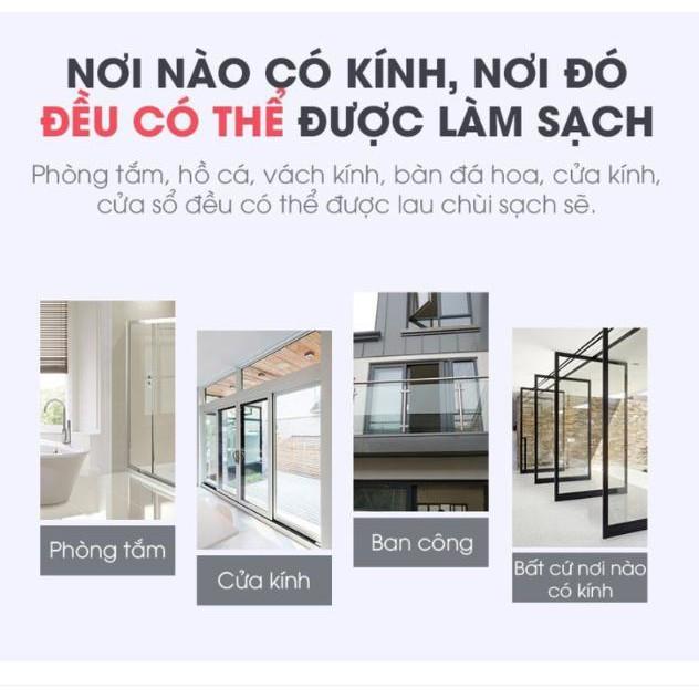 Dụng cụ lau kính 2 mặt tiện dụng 