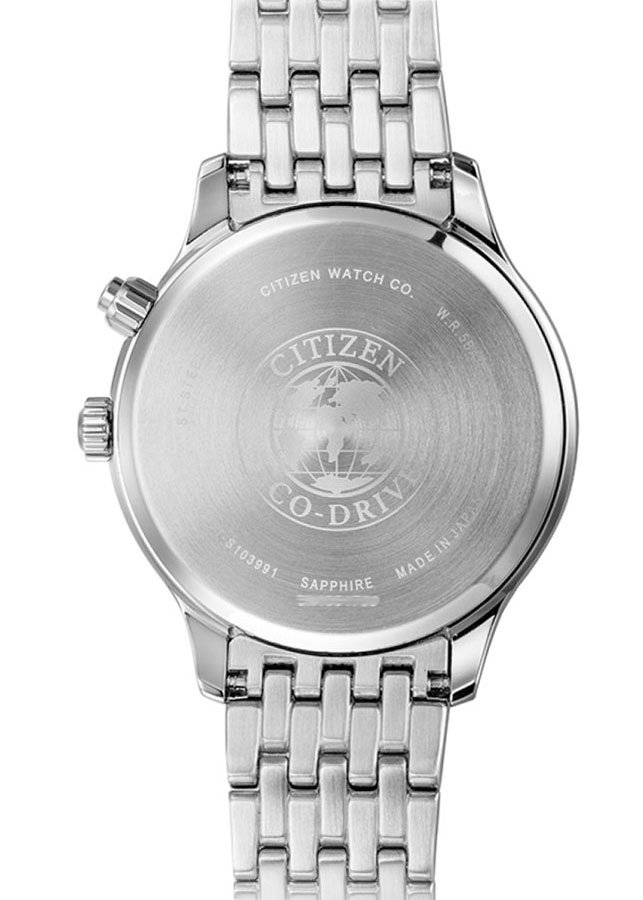 Đồng Hồ Nam Citizen Dây Thép Không Gỉ AP1050-56E - Mặt Đen (Sapphire)