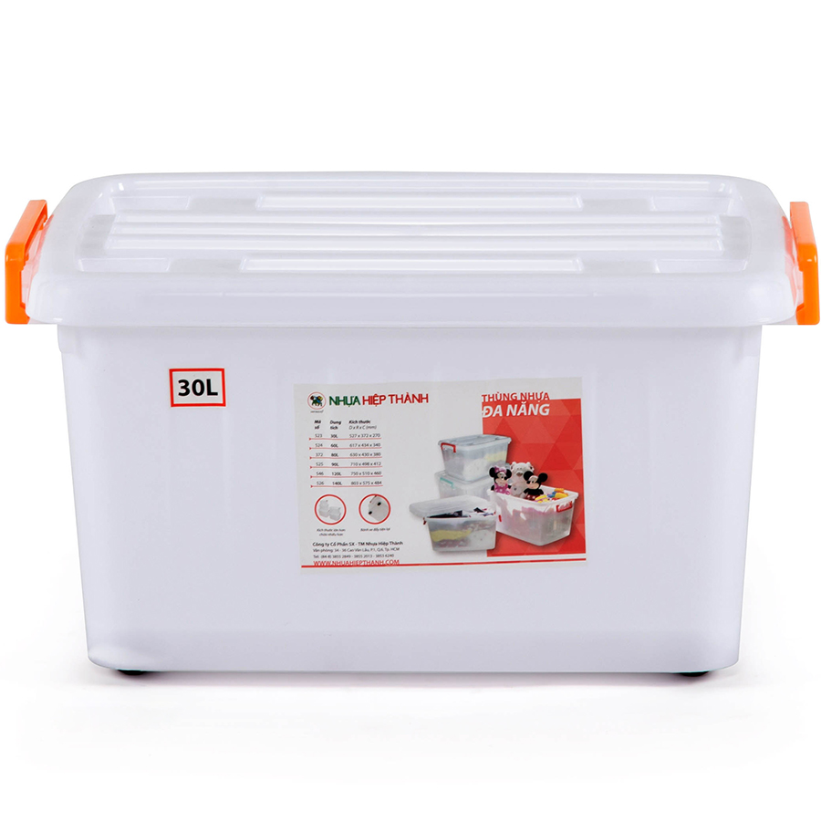 Combo 2 Thùng Nhựa Đa Năng Hiệp Thành 30L