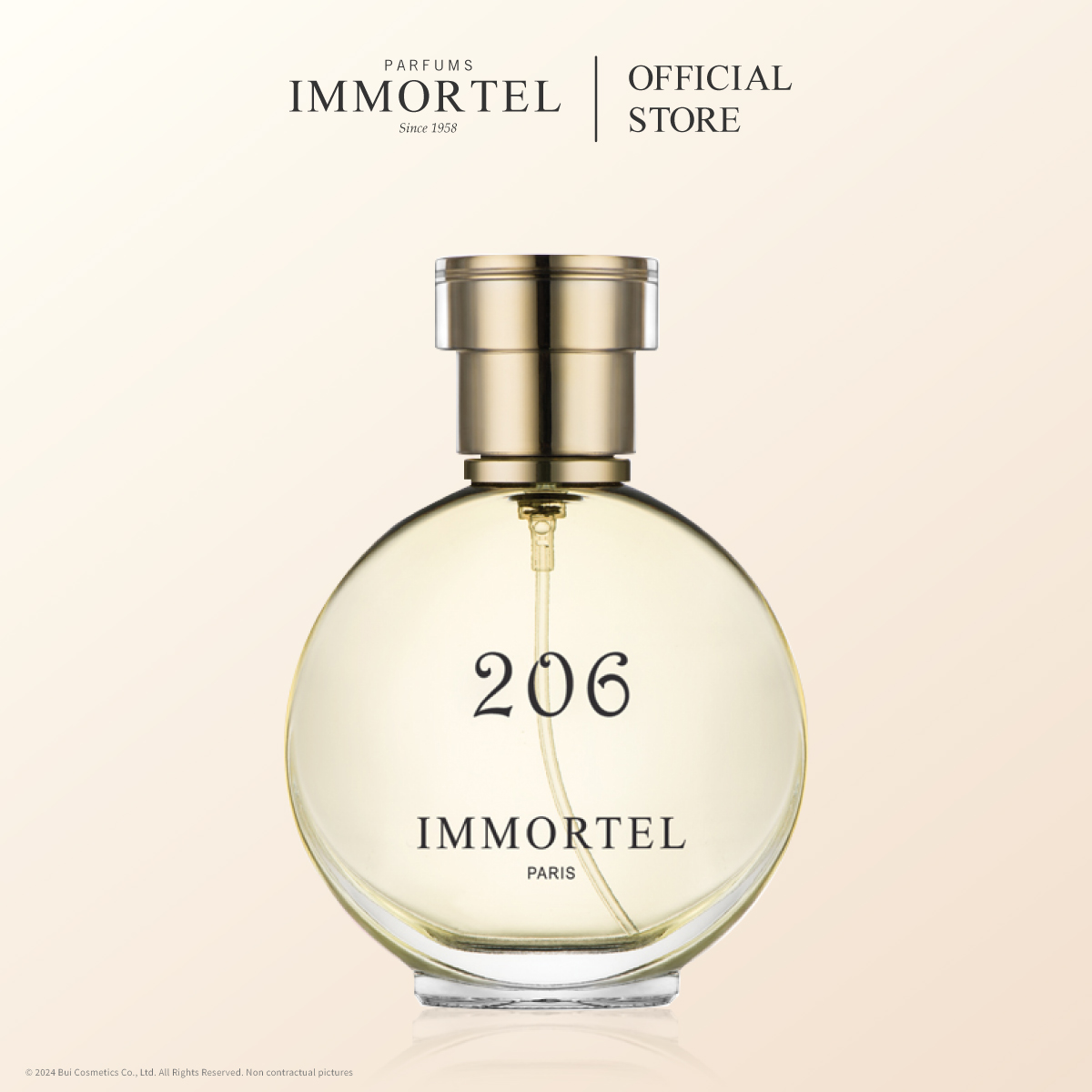 Nước Hoa Nữ IMMORTEL 206 - Eau de Parfum 60mL Nhập Khẩu Chính Hãng Pháp