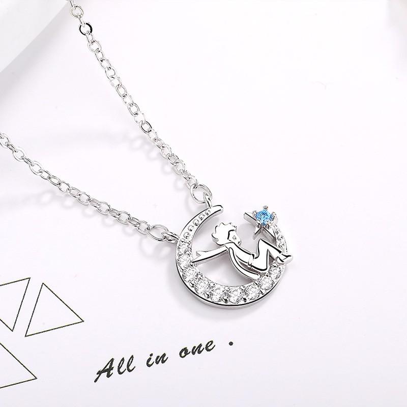 Dây Chuyền Nữ Mạ Bạc Hoàng Tử Bé