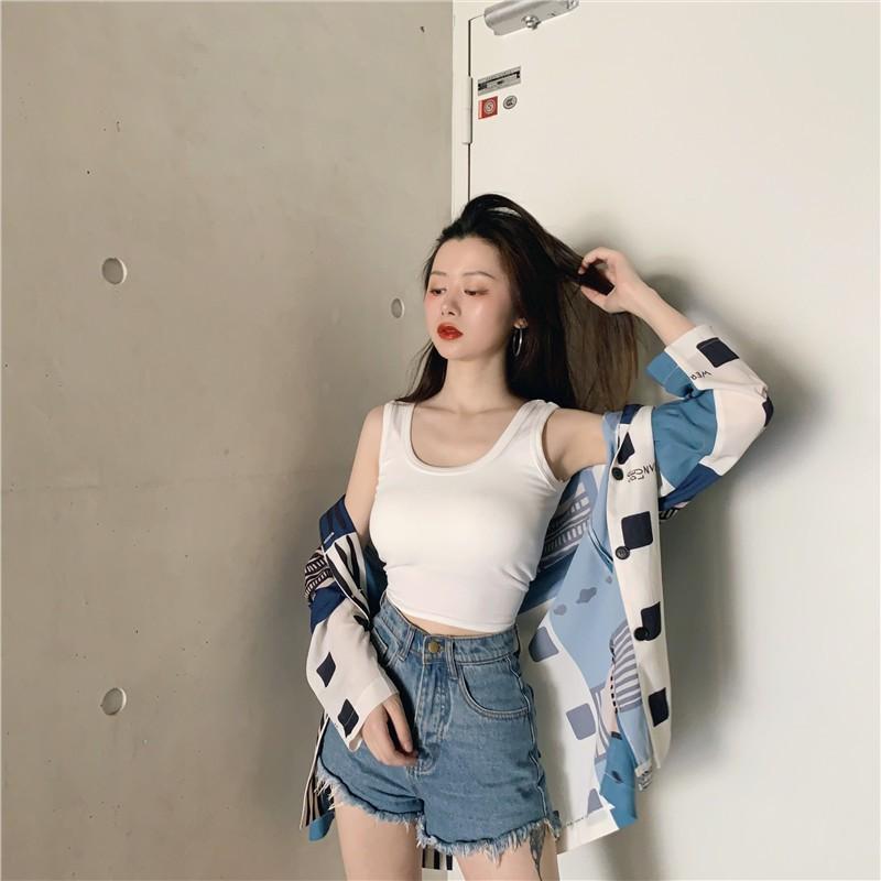 Áo ba lỗ trơn chất thun cotton co dãn CRA035 màu sắc hot hit