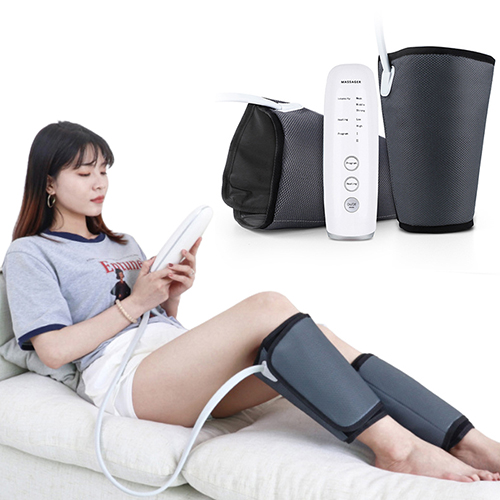 Máy massage nén ép khí cải thiện suy giãn tĩnh mạch bắp tay, bắp chân, đùi pin sạc ST-502D | OKbuy