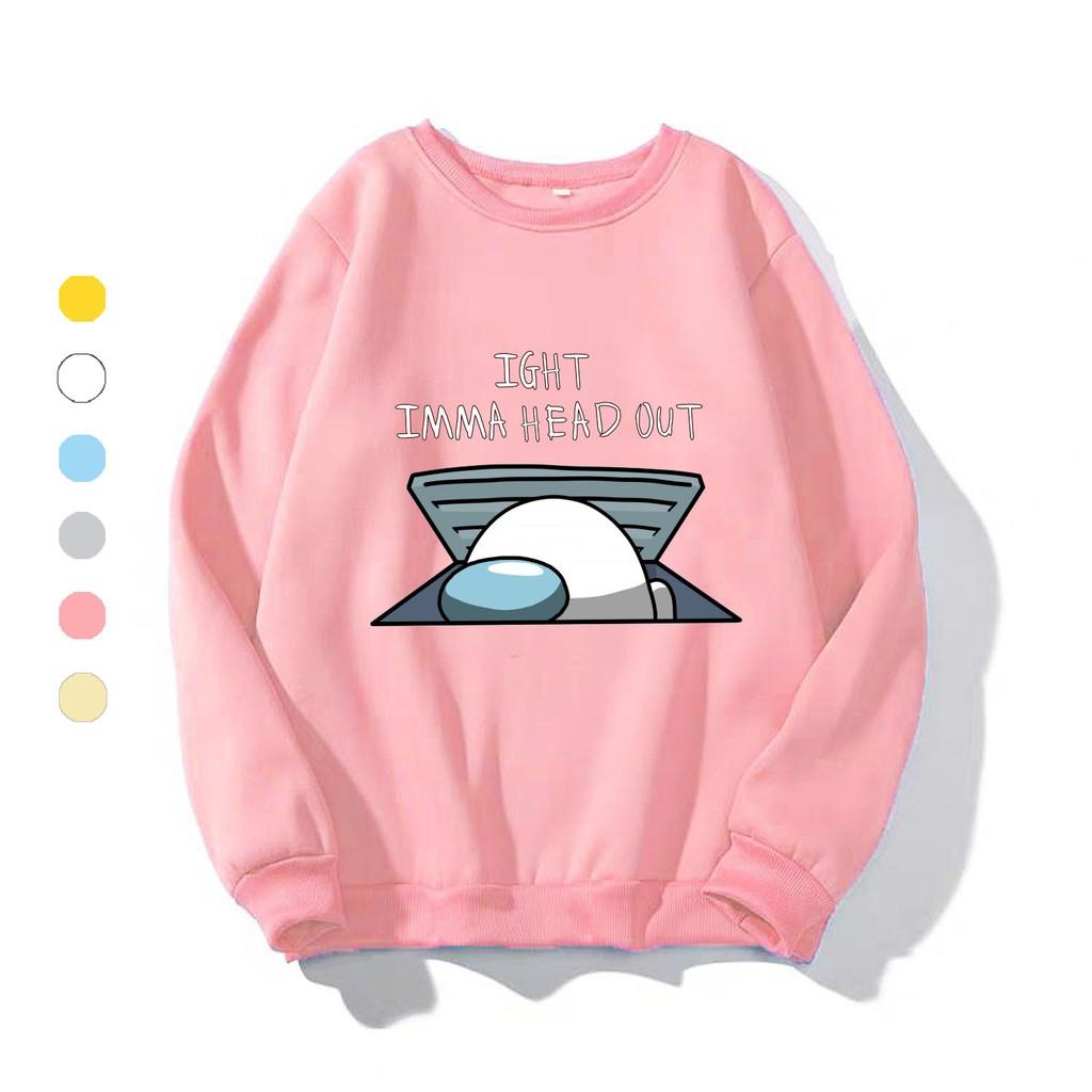 Áo Sweater nam nữ chui đầu in hình Among Us độc đáo, giữ ấm tốt - DS81