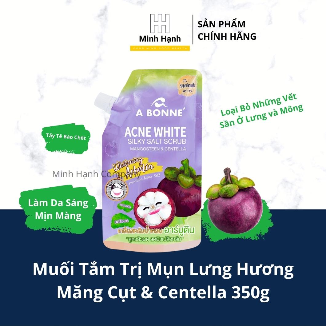 Muối Tắm Tẩy Tế Bào Chết, Làm Sáng Da Abonne Hương Măng Cụt Và Centella 350g