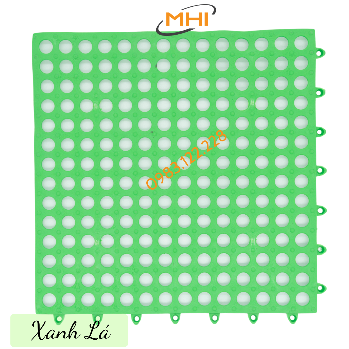 Tấm lót sàn nhà vệ sinh MHI. Vỉ nhựa lót sàn chống trơn Trải Sàn Nhà Tắm/Vệ Sinh/Nhà Bếp