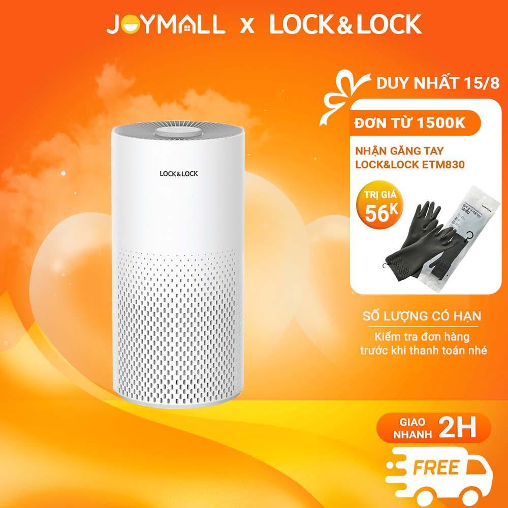 Máy lọc không khí Lock&Lock ENP126WHT 23W - Hàng chính hãng, lõi xoay 360 độ và lọc 99,5% bụi bẩn cực nhỏ - Hapos