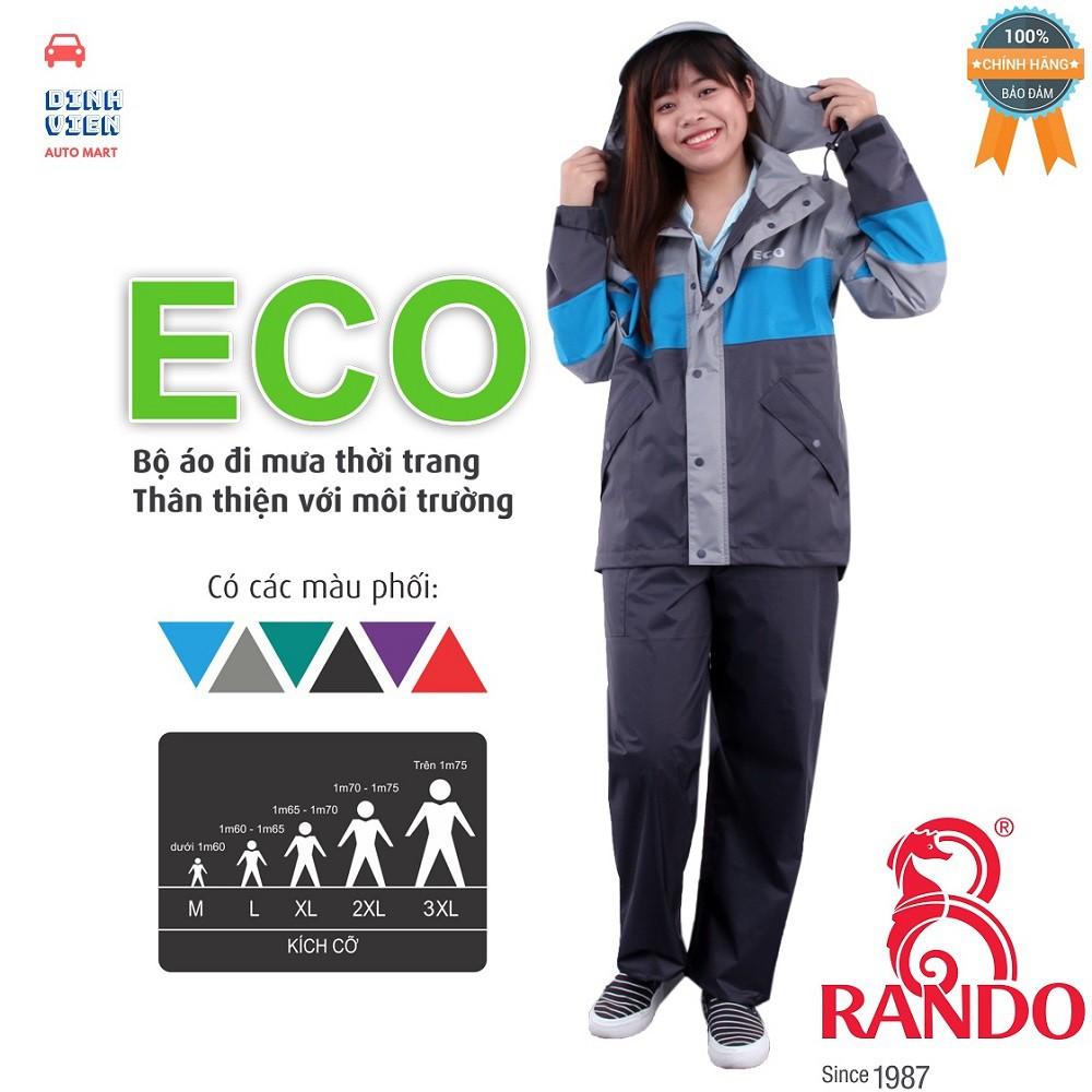 Áo mưa bộ Rando ECO Thời trang – Thân thiện với môi trường ASUM-01