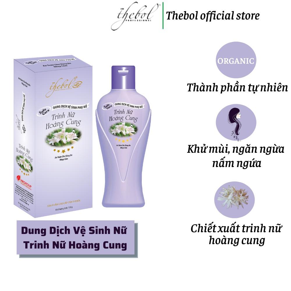 Dung Dịch Vệ Sinh Phụ Nữ chiết xuất từ cây Trinh Nữ Hoàng Cung Thebol 150g