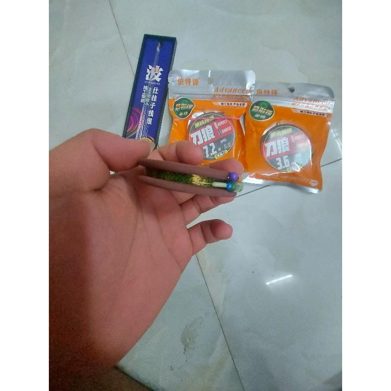 Trục câu đài buộc sẵn + thẻo câu đài buộc sẵn loại xịn