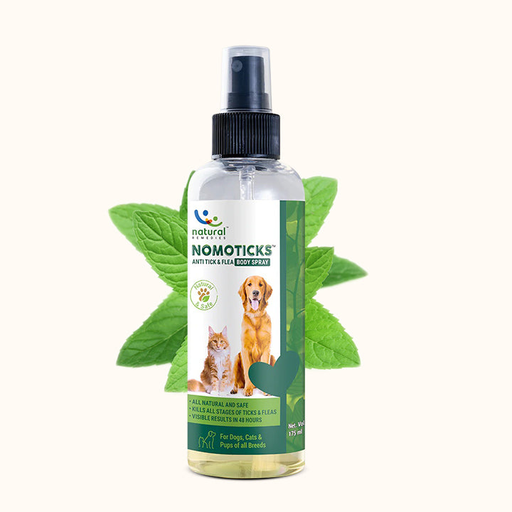 Xịt ve chó, bọ chét ở chó mèo - Nomoticks body spray