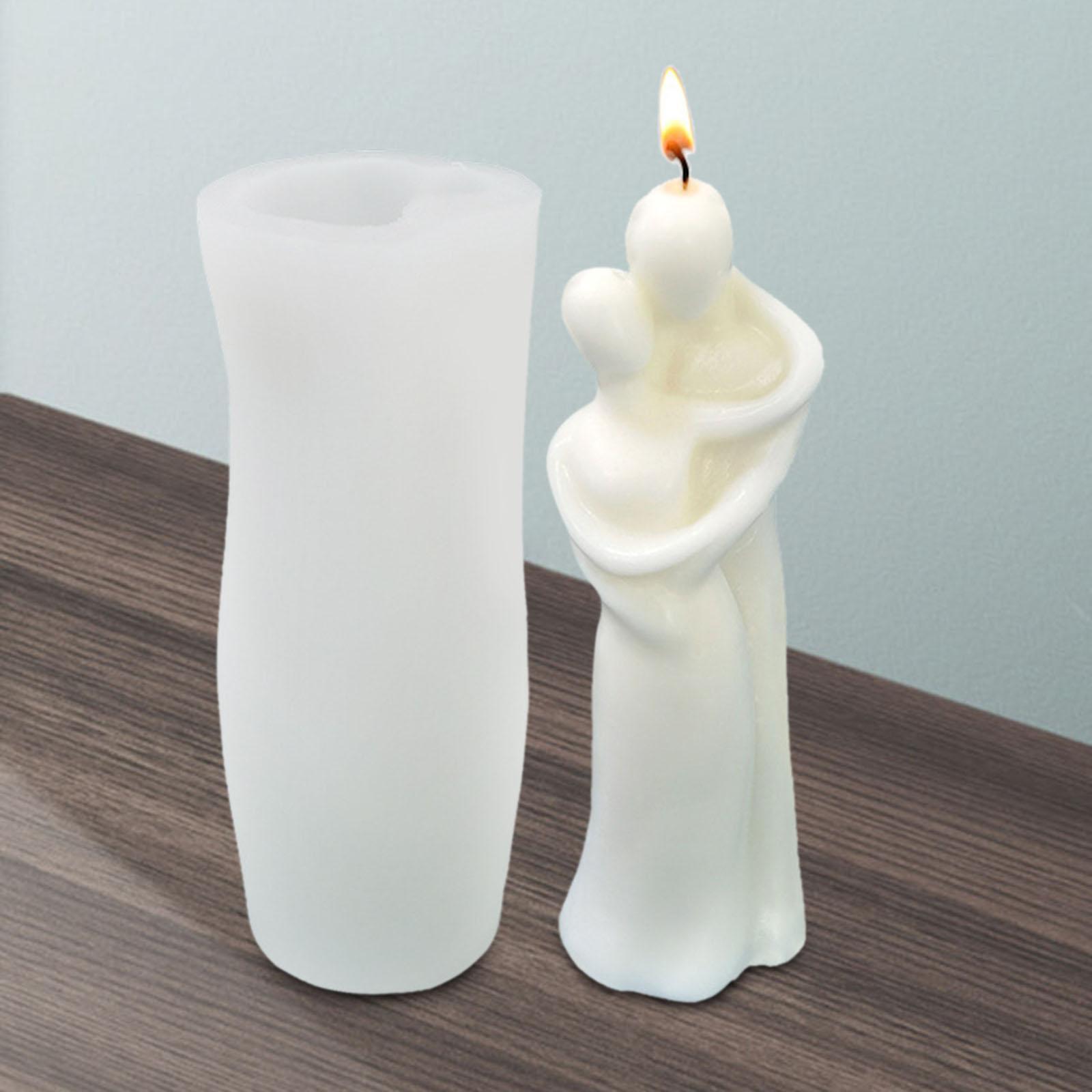 2pcs Candle Mold Handmade Gift Home Decor for Aromatherapy Candle