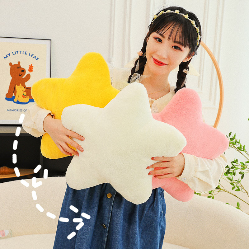 Gối ôm hình ngôi sao may mắn Lucky Star siêu mềm mịn (30cm---&gt;60cm) Thú bông ngôi sao cute êm ái, an toàn cho trẻ nhỏ