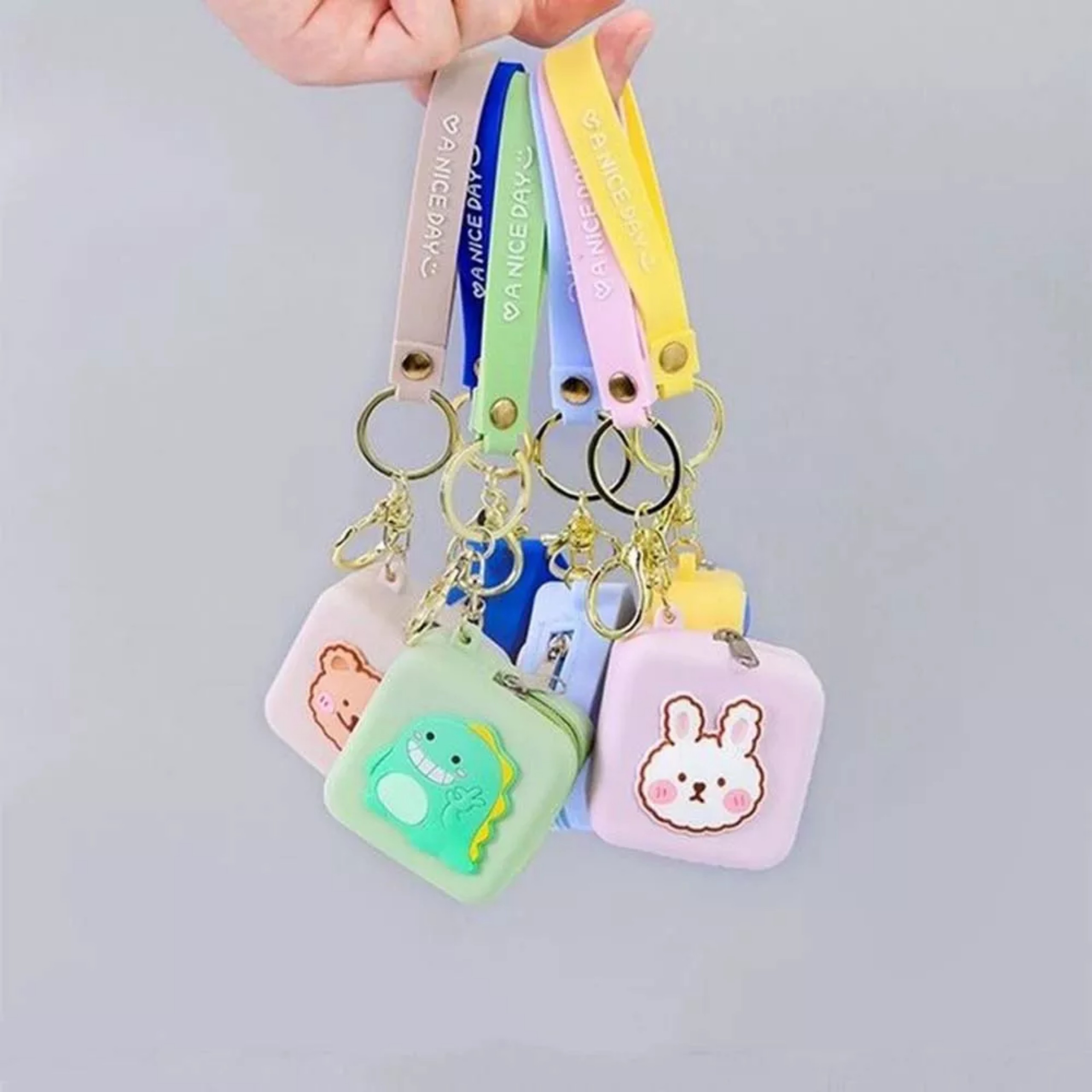 Túi Đựng Dành cho Airpods, Móc Khóa, Ví Nhỏ Hình Thú Cute