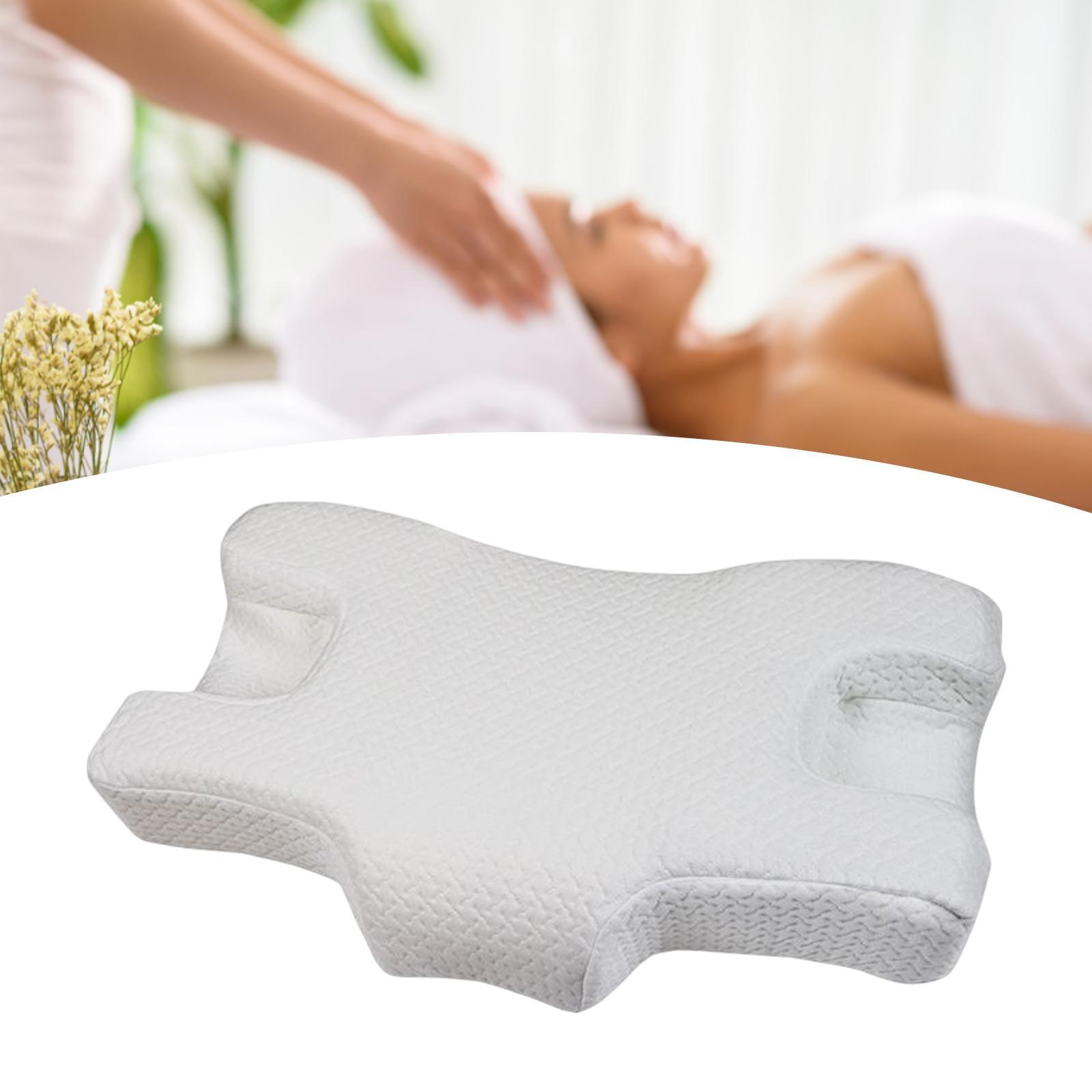 Sleeping Ergonomic Bed Pillow, Ergonomic Bedding Pillow, Breathable Neck Pillow, wrinkle Free for All Sleeping Position, Woman Sleeping Pillow
