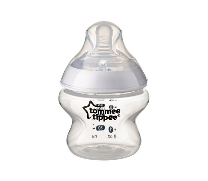 Bình sữa ty siêu mềm tự nhiên Tommee Tippee Closer to Nature 150ml, núm ty đi kèm 0-3 tháng