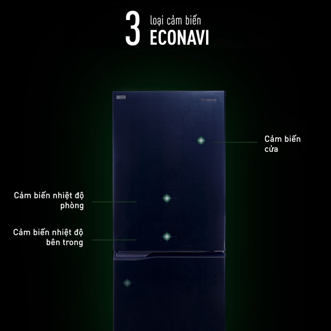 Tủ Lạnh Kháng Khuẩn Panasonic 251L NR-SP275CPAV - Cấp Đông Mềm - Ngăn Đá Dưới - Hàng chính hãng