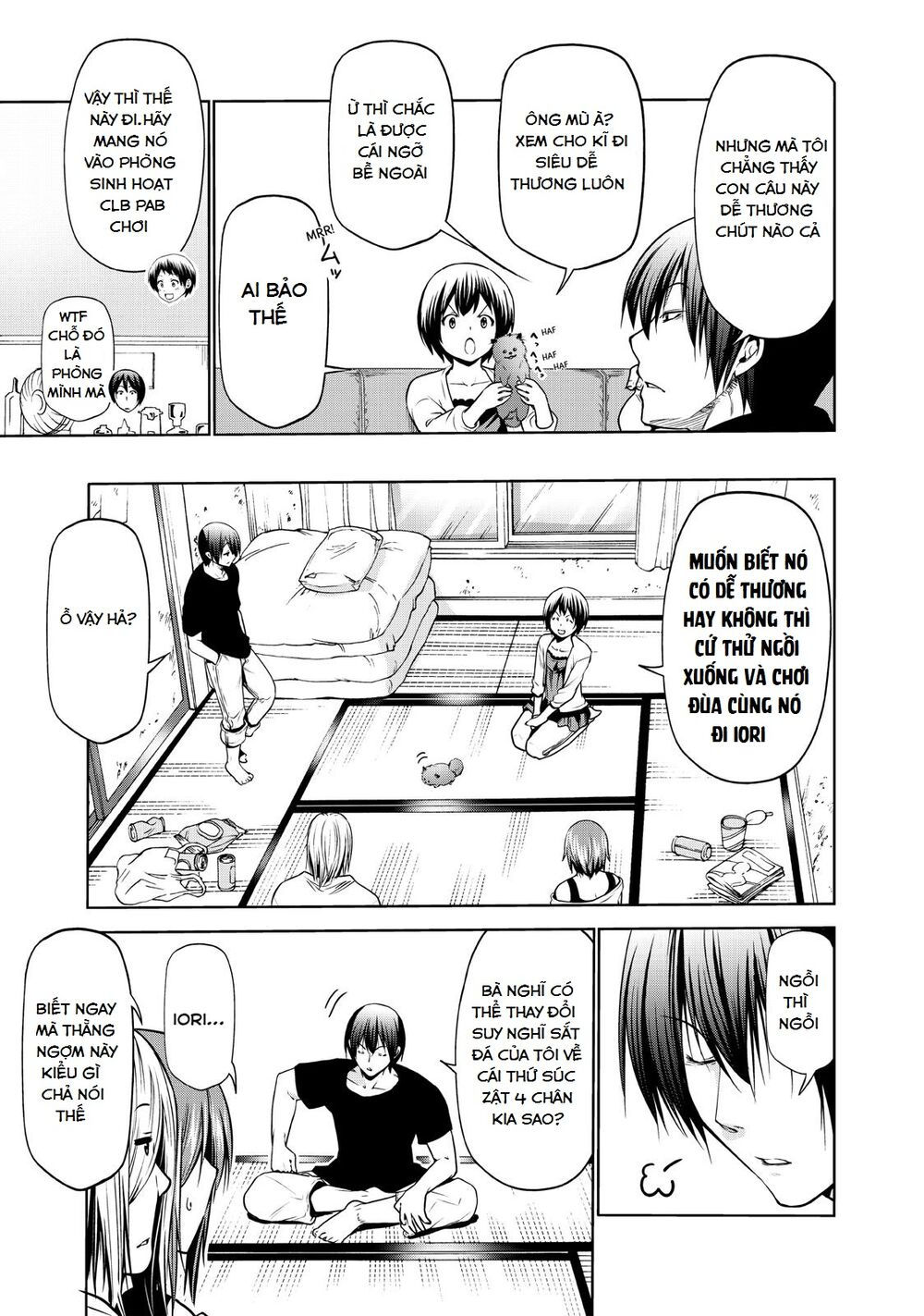 cô gái thích lặn - grand blue chapter 61.5 7