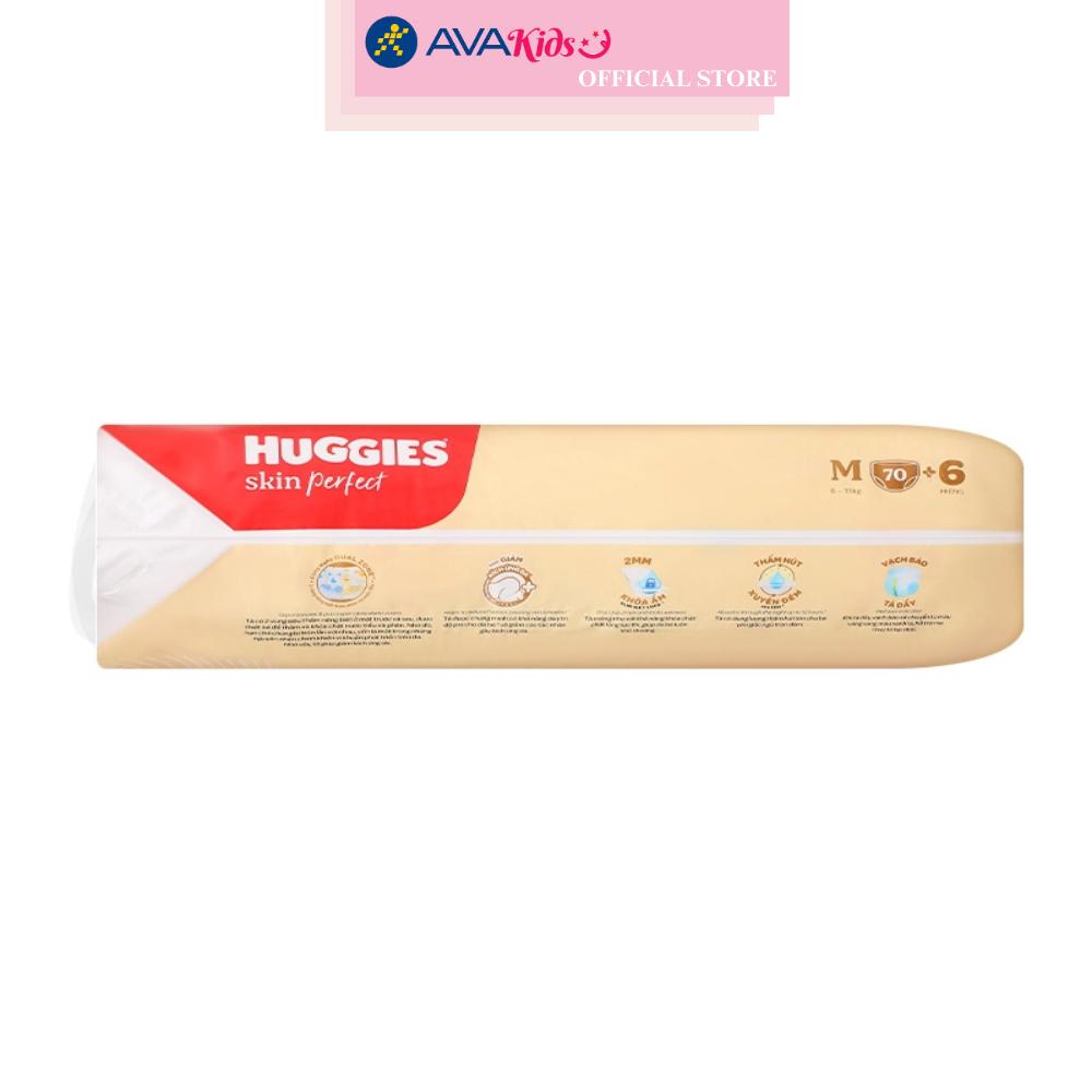 Tã quần Huggies Skin Perfect size M 70 + 6 miếng (6 - 11 kg)