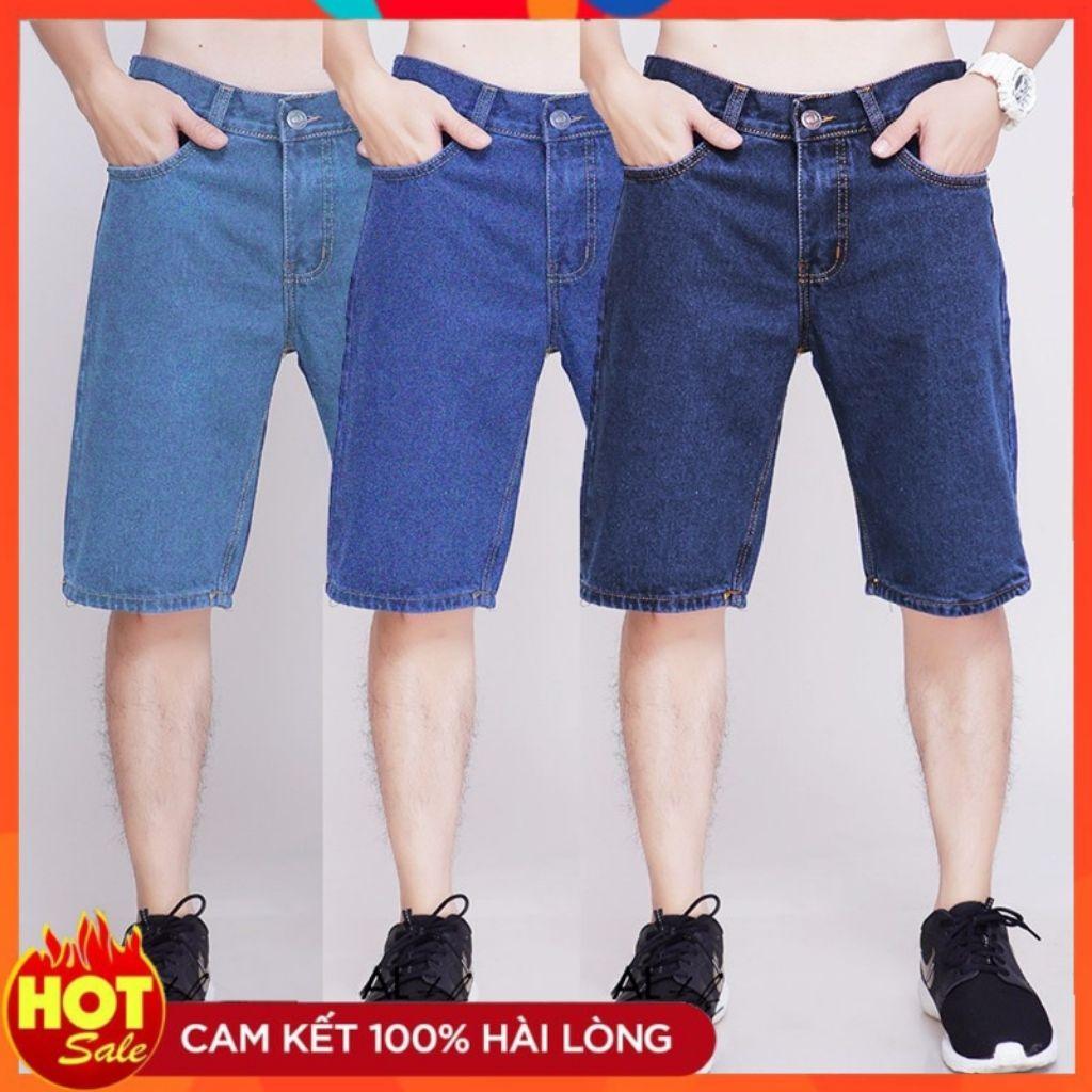 Quần Short Jean Nam Vải Đẹp Form Chuẩn Phong Cách Thời Trang Năng Động CÓ SIZE BỰ