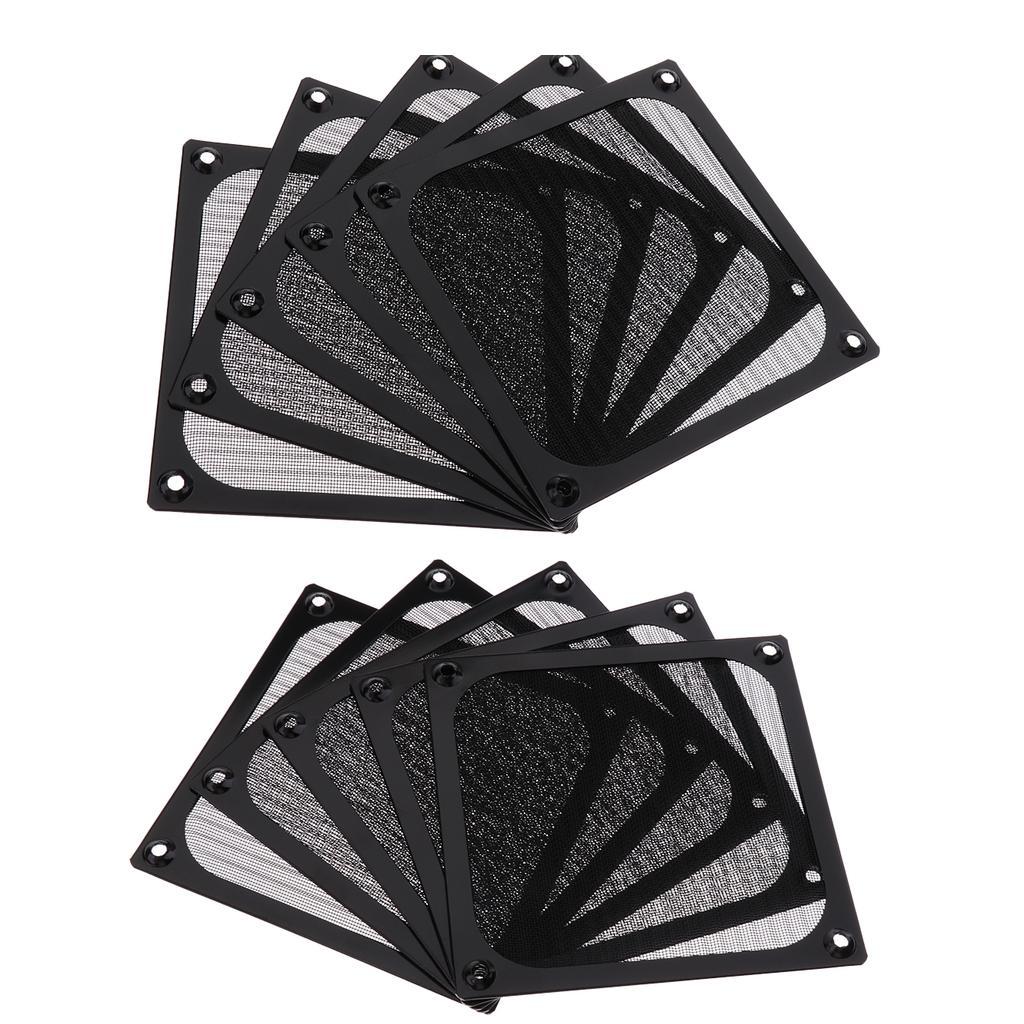 10 Pack 120mm Dustproof Case Fan Dust Filter Guard Grill Protector Cover PC