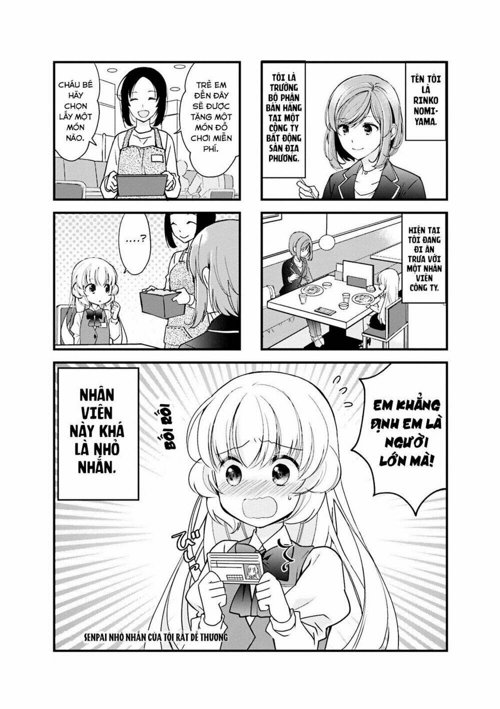 senpai nhỏ nhắn của tôi rất dễ thương chapter 11 2